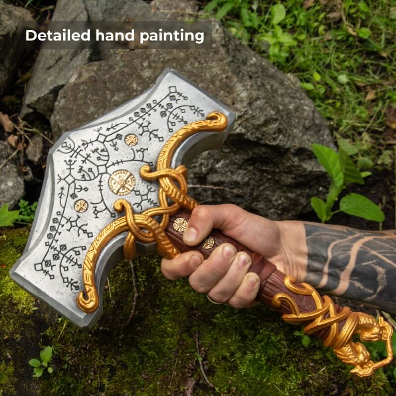 God of War Ragnarok Edition Mjolnir Hammer Thor Box New Collectors Game