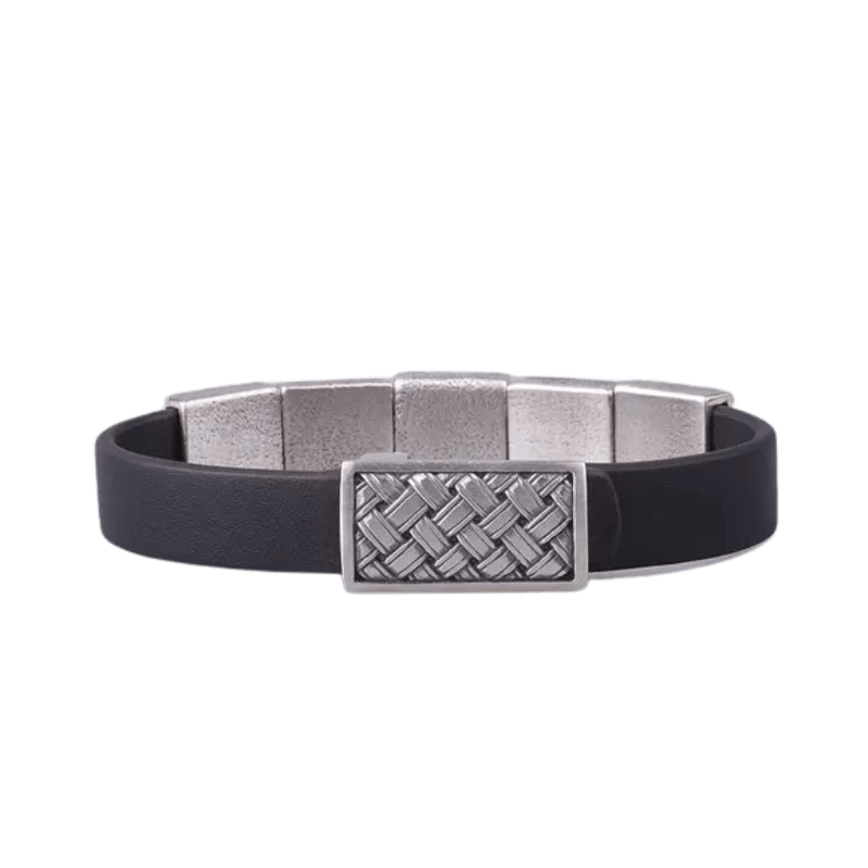 Nanogram leather bracelet