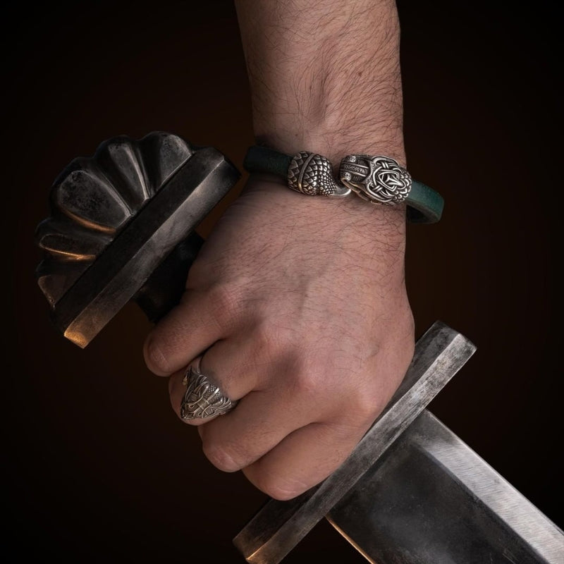 Norse Dragon torc bracelet viking oath ring nordic jewelry | Viking arm  rings, Norse jewelry, Viking bracelet
