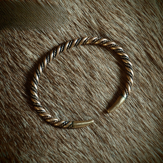 vkngjewelry Bracelet Handcrafted Twisted Wire Viking Bracelet