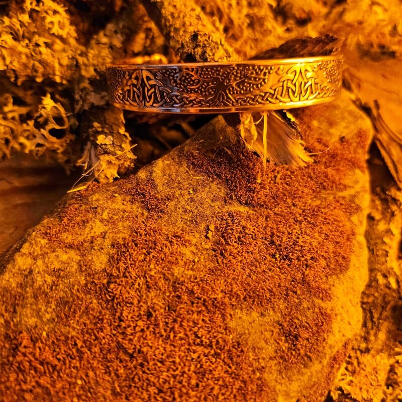 Copper celtic store bracelet