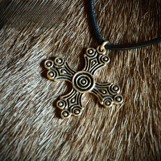 vkngjewelry Pendant Handcrafted Crucifix from Gotland Pendant