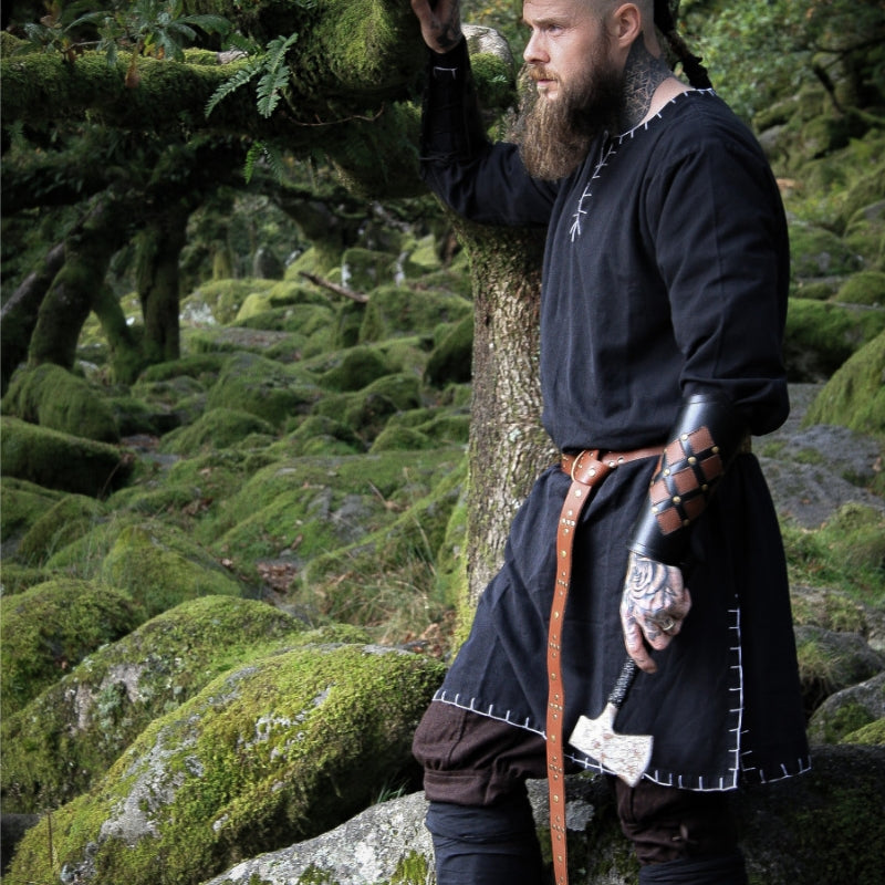 vkngjewelry Apparel & Accessories “Erwin” Viking Tunic With Embroidery