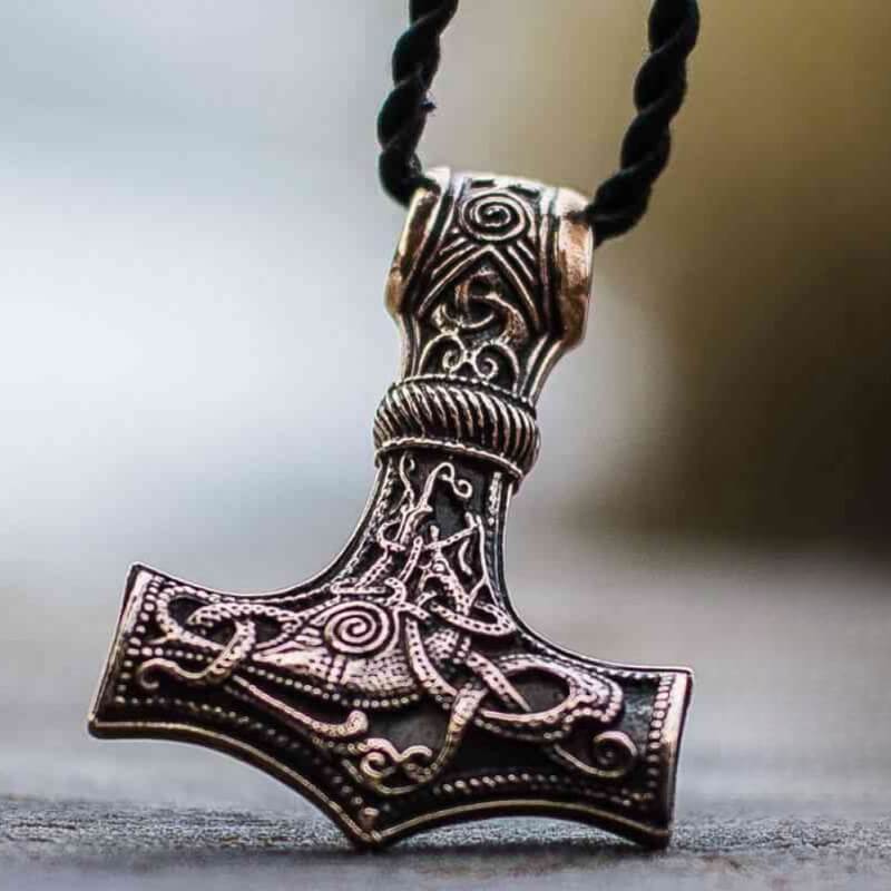 Huge Thor's Hammer Pendant Bronze Mjolnir From Mammen Village ...