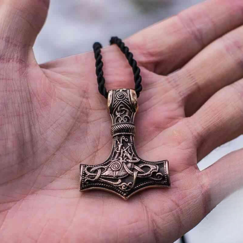 Bronze deals mjolnir pendant