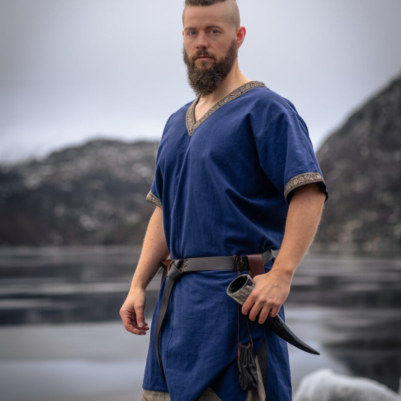 vkngjewelry Apparel & Accessories "Loki ” Blue Viking Tunic