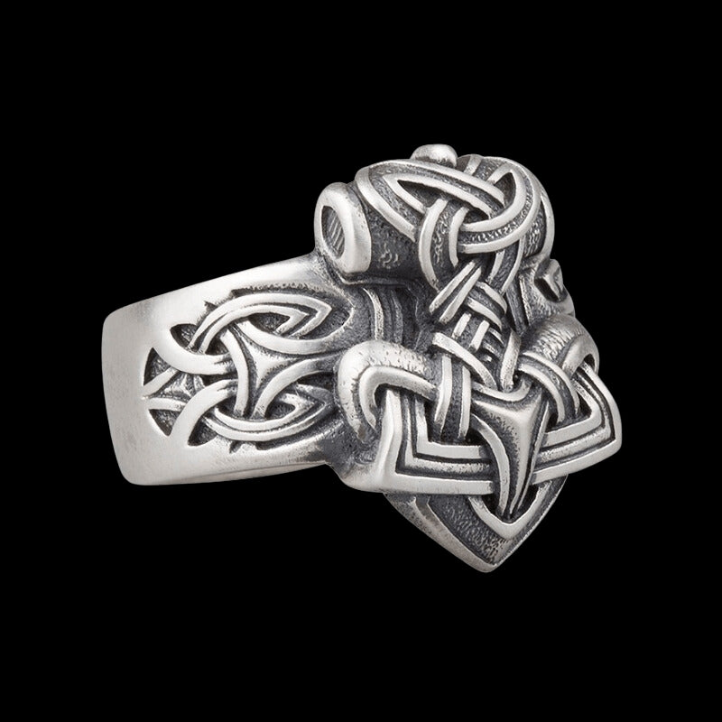 Mjolnir Ring Silver | Handmade – vkngjewelry