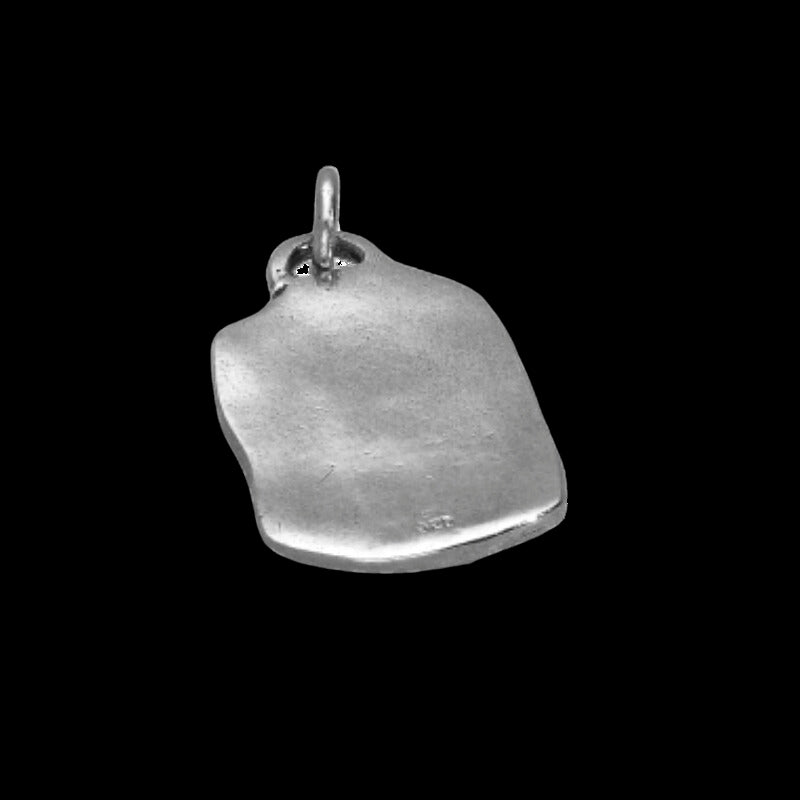 vkngjewelry Pendant Odal Rune Stone Sterling Silver Pendant