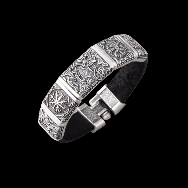 Viking Bracelet - Sterling Silver | Gotland Bracelet | Fenrir Arm Ring –  Sons of Vikings