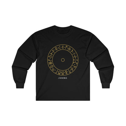 Printify Long-sleeve Runic Shield  V.K.N.G™ Long Sleeve