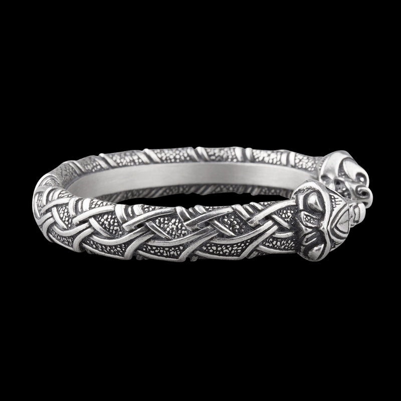 Silver viking Viking Torques store / Torc, silver 925 , Srebrna wikińska grzywna