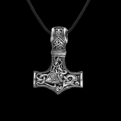 vkngjewelry Pendant Silver Mjolnir One Side Pendant [Large]