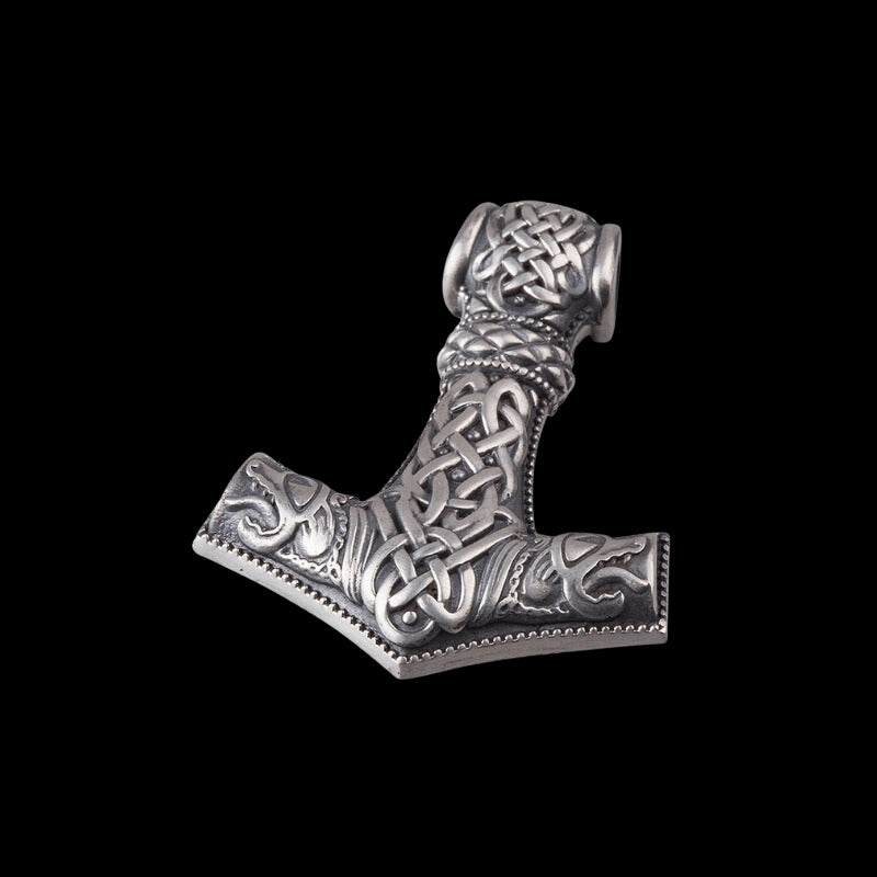 Thor Hammer Pendant Silver | Thor Hammer Silver Pendant | VKNG ...