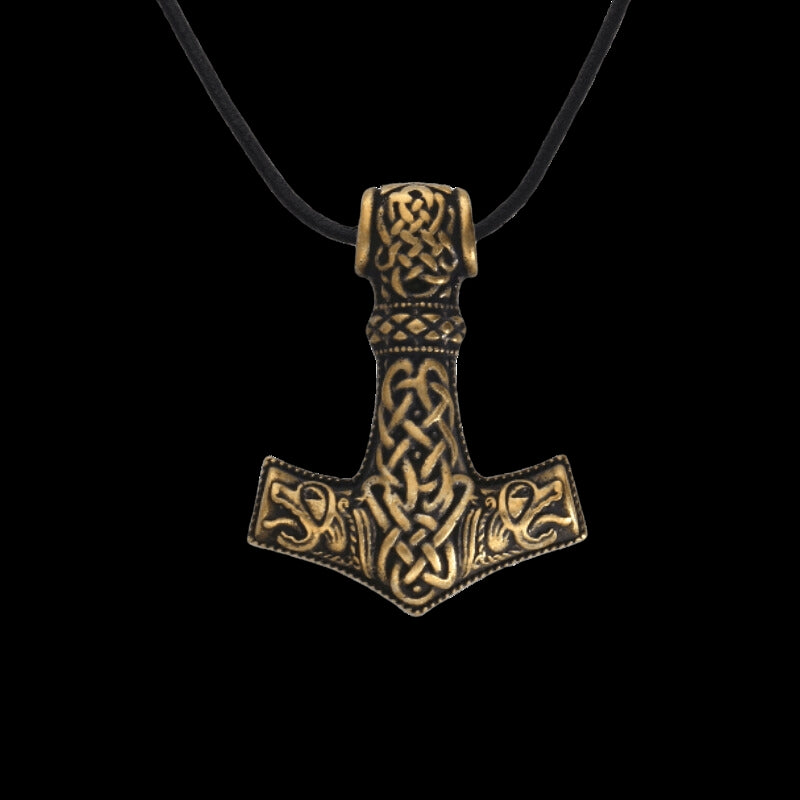 vkngjewelry Pendant Handcrafted Bronze Thor Hammer Pendant