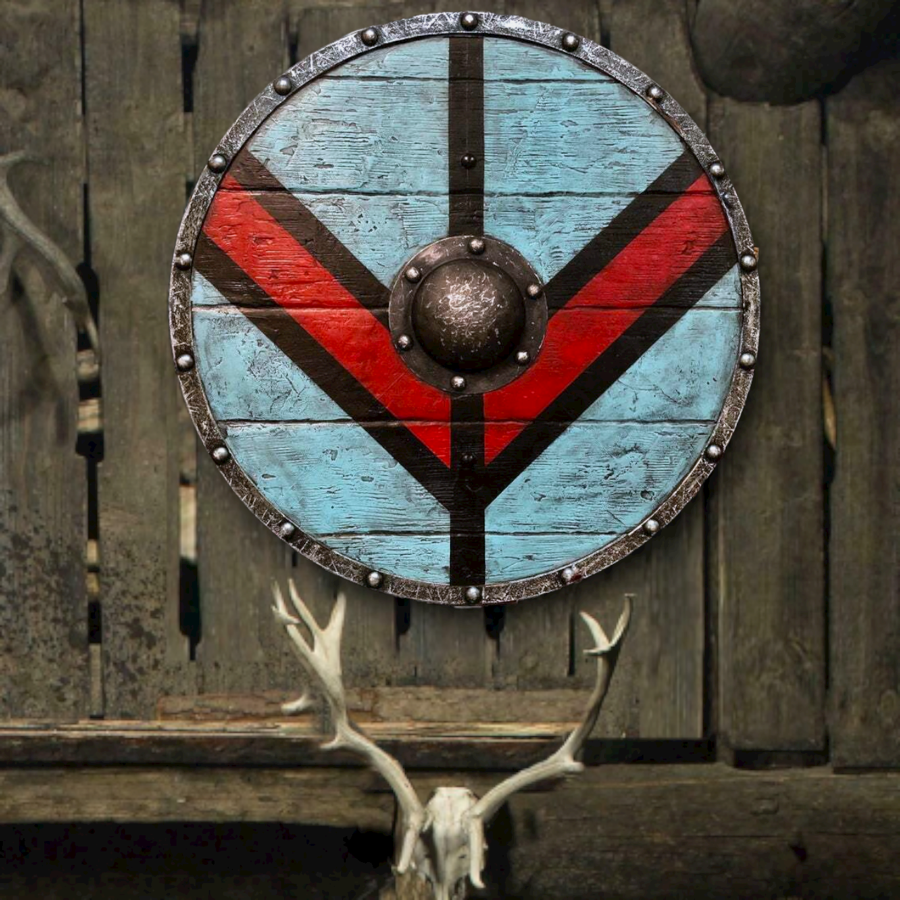 Authentic Bjorn Ironside Viking Shield Replica  Handcrafted Norse Warrior  Shield – vkngjewelry