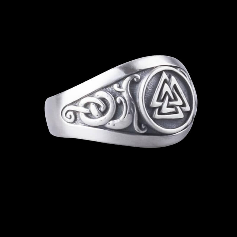 Valknut Ring in Silver | Handmade | VKNG Jewelry – vkngjewelry