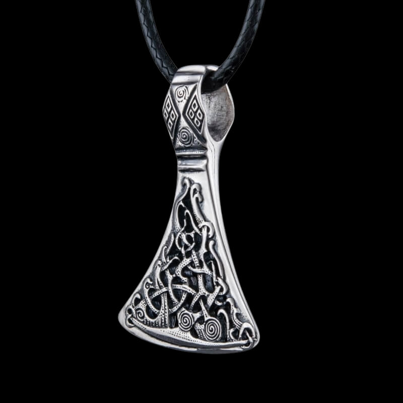 vkngjewelry Pendant Handcrafted Viking Axe from Mammen Sterling Silver Pendant