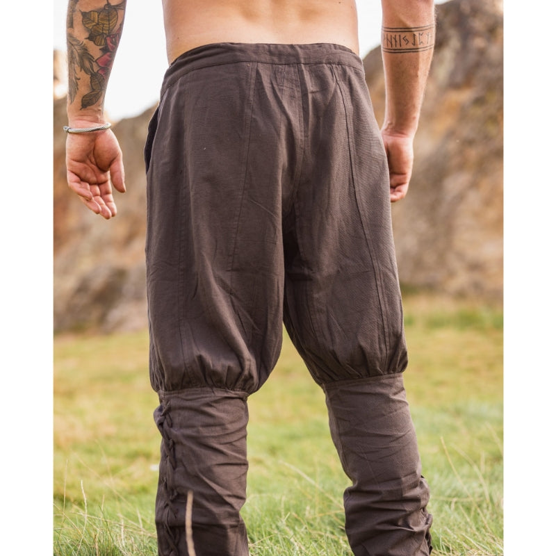 vkngjewelry Apparel & Accessories Viking Pants With “Magnus” Leg Lacing