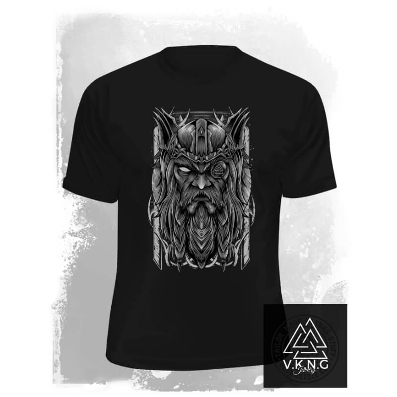 vkngjewelry T-shirt B&W ODIN V.K.N.G™ T-SHIRT