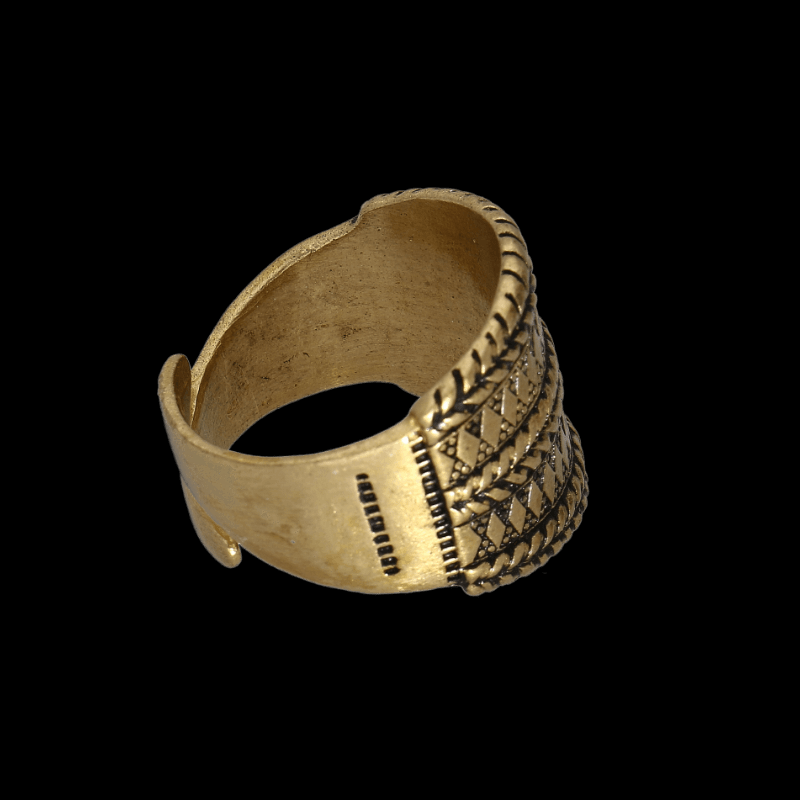 vkngjewelry Bagues Handcrafted Gotland Ring Bronze