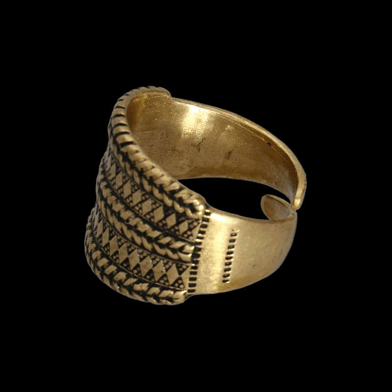 vkngjewelry Bagues Handcrafted Gotland Ring Bronze