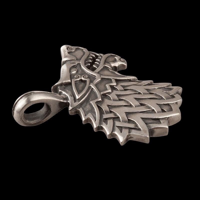 vkngjewelry Pendant Geri Wolf Of Odin Necklace